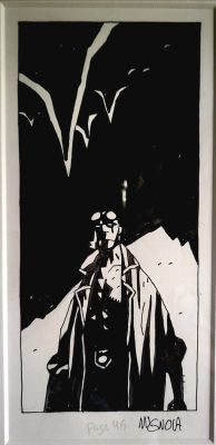 Mike Mignola | Hellboy Bones of Giants P 49 Pinup (2001) | Romitaman
