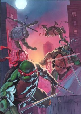Federico Mele - Tmnt #13 Anzcomics & Ebaylive Exclusive Variant Cover Art - Signed - 2025