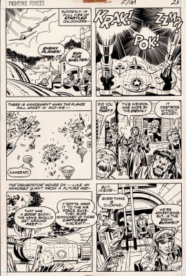 Jack Kirby, Mike Royer | Our Fighting Forces #153 P 15 (A Comic Book Helps the Losers Defeat Hitler!) 1974 | Romitaman