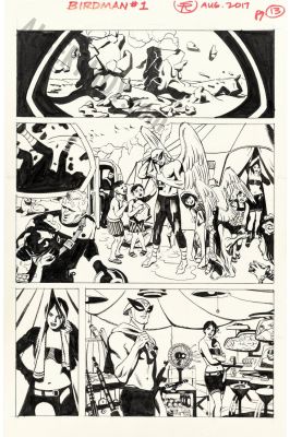 Steve Rude | Future Quest Presents: Birdman Issue 5 Page 13 | Albert Moy