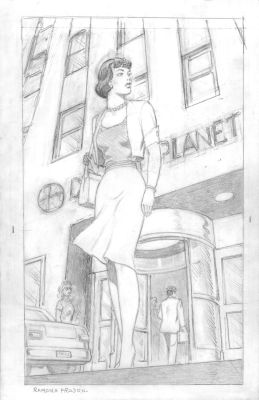 Ramona Fradon | Lois Lane - Commission Layout | Catskill Comics