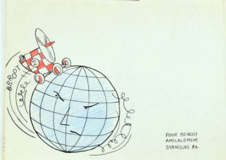 Stanislas | La grande course Futuropolis Album en EO, 1985, enrichi... | Cornette de St Cyr