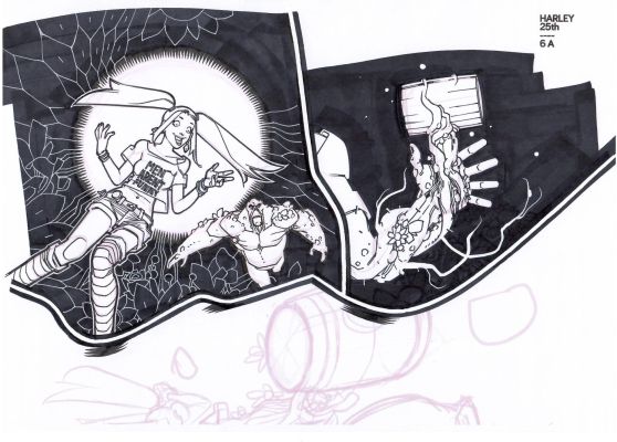 David Lafuente | Harley Quinn 25th Anniversary Special P.6A | The Green Room