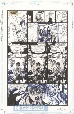 Duncan Fegredo | Girl 2 Pg 7 Art By Duncan Fegredo & Peter Milligan Issue 2 Page 7 | BritComicsArt