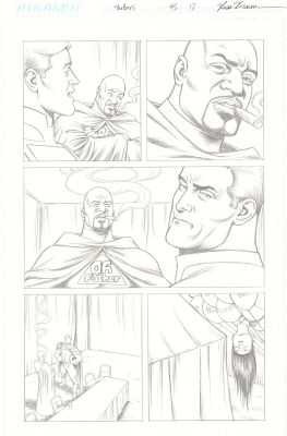 Russ Braun | The Boys #45 P.13 - Homelander & Oh Father - 2010 Signed | Anthony’s Comic Book Art