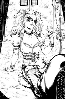 Juan Castro - Harley Quinn Issue 59 Page Cover