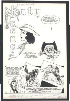 Bill Woggon | Woggon Complete 5 Page Katy Keene Dude Ranch Story - Lots of Katy, Sis, And Horses Issue Katy Keene Pin-Up # 14 Page 5 Page Story | Koch Comic Art