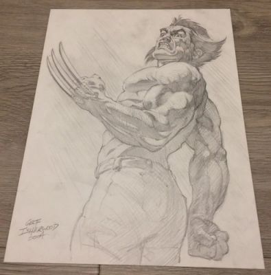 WOLVERINE DESSIN ORIGINAL SIGNÉ ORIGINAL HAND DRAWN GEOF ISHERWOOD 2004 | eBay Europe (Buy It Now)