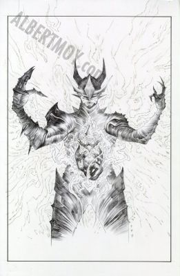 Jae Lee | Fireborn Issue 1 Page Cover | Albert Moy