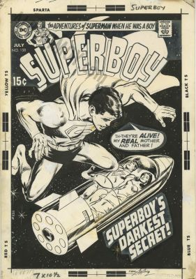 Neal Adams - Superboy Issue 158 Page Cover
