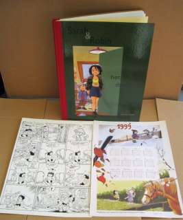 Dupré, Steven - Original page + album + calendar - Sarah & Robin - Het dagboek - Large-size hc with cloth spine - (1999) | Catawiki