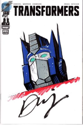 Daniel Warren Johnson | Transformers Issue 1 Page Sketch Cover | Felix Comic Art