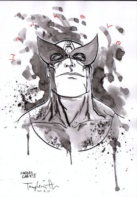 Ben Templesmith | Hawkeye Pinup (2011) | Romitaman