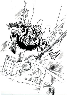Scott Rosema | Spider-Man Pinup (2010) | Romitaman