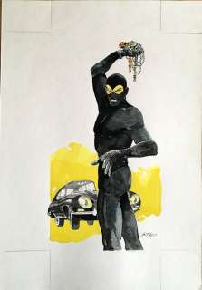 Ticci, Giovanni - original illustration, a tribute to Diabolik | Catawiki