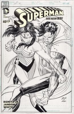 John Romita Jr | Superman 40 Cover | Panel Page Art