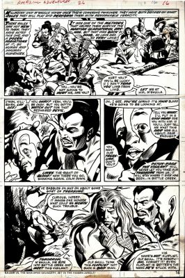 Dan Adkins Gene Colan | Amazing Adventures #26 P 16 (Killraven Throughout with M’shulla, Old Skull, & Carmilla Frost Defeat Foropulist & Rangolar!) 1974 | Romitaman