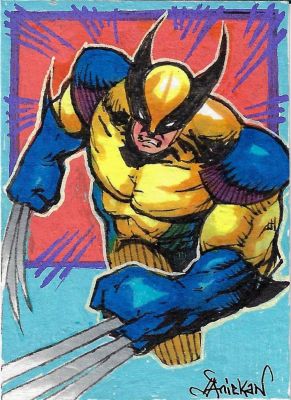 Aniekan Udofia | Sketch Card - Wolverine X-Men | TDArt