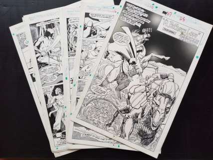 Don Perlin - 8x Original Art Page - Marvel Comics Presents #47 - Arabian Knight - Complete Story of 8 Pages ! - (1990) | Catawiki