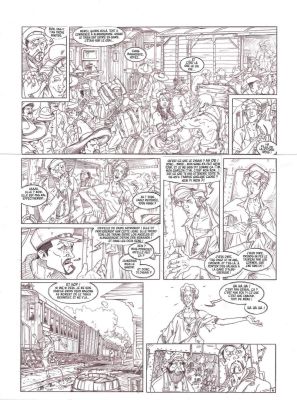 Salomone Paul | Planche originale 4 L’HOMME QUI N’AIMAIT PAS LES ARMES A FEU du tome 1 Chili con Carnage par SALOMONE | Galerie Napoléon