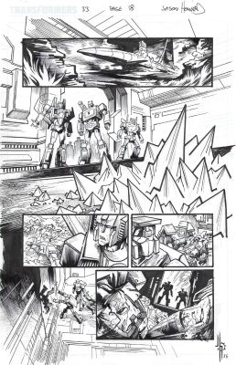 Jason Howard | Transformers (2023 Image) Issue 33 Page 18 | Splash Page
