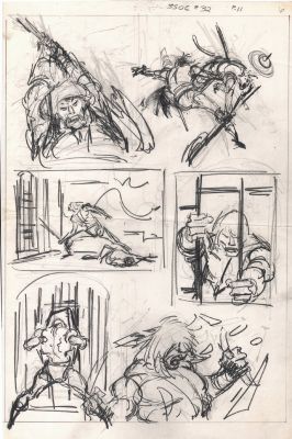 John Buscema | Savage Sword of Conan #32 P 11 (11 X 17 Inch Bronze Age Prelim) | Romitaman