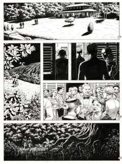 Auclair | Le sang du flamboyant, planche originale Ã  l’encre de… | Septimus