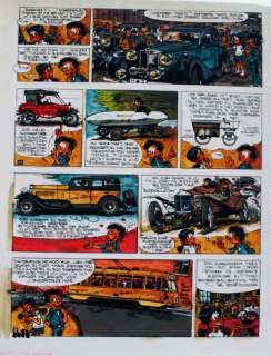 Sophie - Il était une fois les Belges - Mise en couleur accompagnée de son calque (1980) | Catawiki