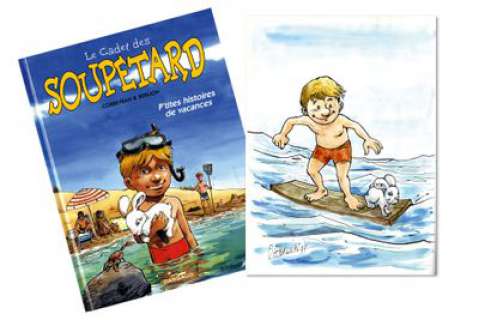 Berlion & Corbeyrand | Le cadet des Soupetard Dédicace couleur Ã  l’encre de... | Cornette de St Cyr