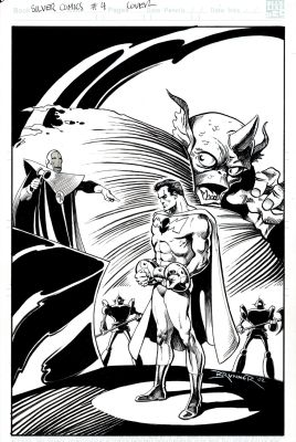 Frank Brunner | Silver Comics #4 Cover (Man-Star Sentenced To Becoming Hideous Monster!) 2002 | Romitaman
