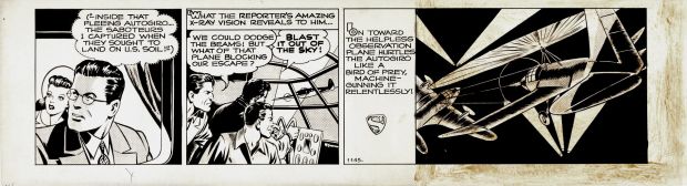 Joe Shuster Studio | Superman Early Daily Comic Strip (9-12-1942) | Romitaman