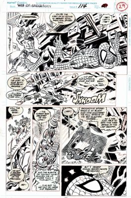 Alex Saviuk | Web of Spider-Man #114 P 29 (Awesome Battle with Spidey Vs Facade!) | Romitaman