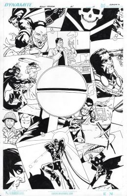 Matt Gaudio | Black Terror Issue 01 Page 01 | Splash Page