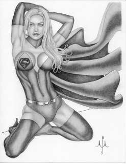 Michael Armstrong | Supergirl aka Kara Zor-El ** Michael Armstrong | ComicArtFans Classifieds