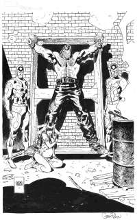Goran Parlov | Goran Parlov - Marvel Universe Vs the Punisher #4 Page 5 | ComicArtFans Classifieds