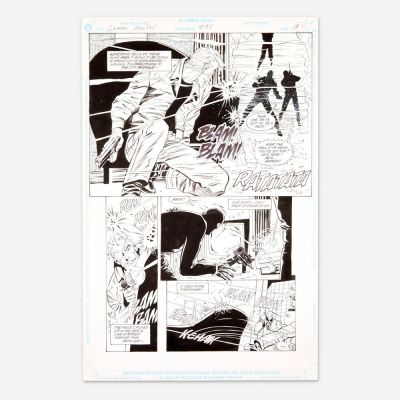 Lot 326 - Jim Aparo and Gerry Fernandez, Green Arrow #84 Story Page 18 Original Art (DC Comics, 1994) | Landry Pop Auctions