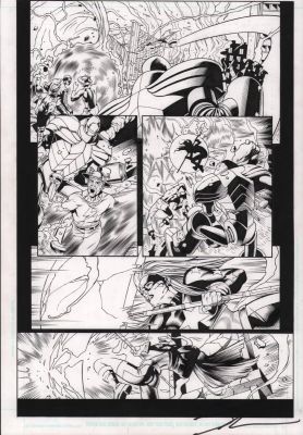 Art Thibert, Dale Eaglesham | Jsa #81 P.13 - Flash, Stargirl - Signed - 2006 | Anthony’s Comic Book Art