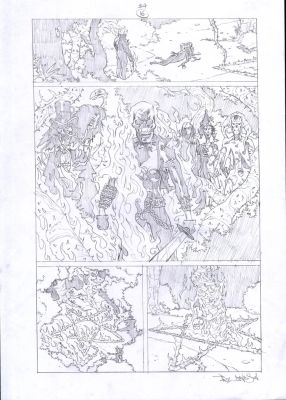 Paul Davidson – Ghost Rider – Spirits of Violence 4p16 | Berserker Art