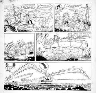UDERZO. Albert. . Â« Luc Junior Â». Encre de Chine noire pour cette pla | Tessier Sarrou