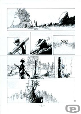 Olivier Vatine | Niourk Volume 2, Page 24 - Original Art by Olivier Vatine | Pulp’s Art