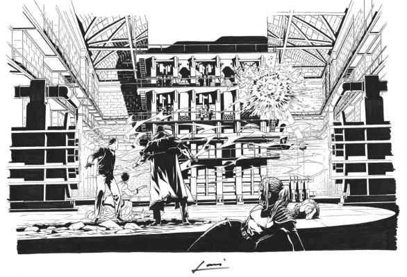 Laci | Planche originale 38 du tome 2 de Sherlock Holmes & Les Voyageurs du Temps | Galerie Napoléon