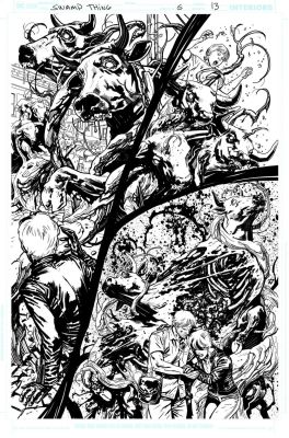 Yanick Paquette (Digital) | Swamp Thing #05 Page 13 Issue 05 Page 13 | Comic Art House