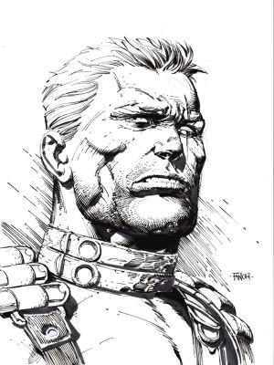 David Finch | Cable Ink Drawing | Romitaman