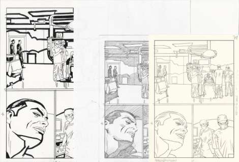 Zaniboni Sergio - Tavola originale "Diabolik e la Maschera Sbagliata" -  n° 71 (3 pz) + custodia ufficiale - (2009) | Catawiki