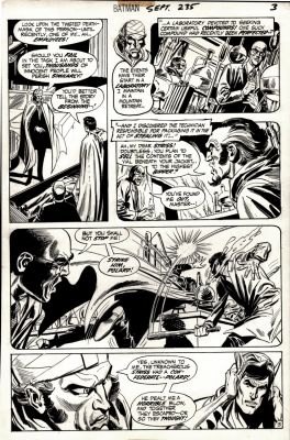Dick Giordano, Irv Novick | Batman #235 P 3 (Historic Very Early Ra’s Al Ghul Story Page with Batman!) 1971 | Romitaman