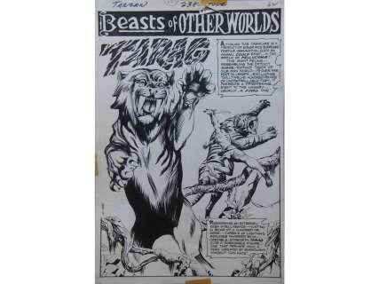 Tarzan #238, 1975 - Original Splash Page | Weiss Auctions
