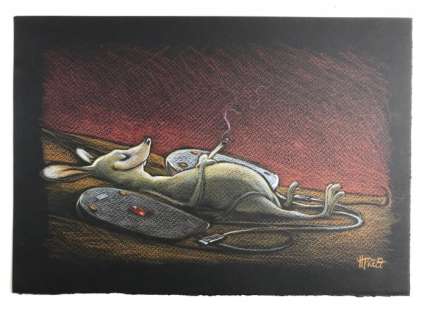 Massimiliano Frezzato - original illustr. "Relax" | Catawiki