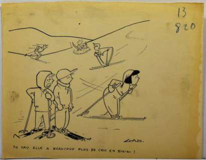 Gad (Claude Georges Gadoud dessinateur 1905/1991) - dessin… | Arthema Auction