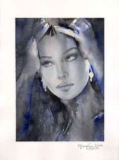 Other - Giovanna Casotto "Monica Bellucci" - original illustr. - Page volante - (2018) | Catawiki