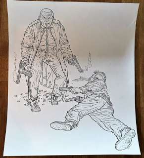 Hard Boiled - drawing by Geof Darrow  - Page volante - Other | Catawiki